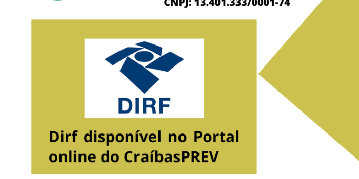 Informe de Rendimentos disponível no Portal Online do CraíbasPREV