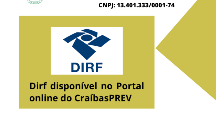Informe de Rendimentos disponível no Portal Online do CraíbasPREV